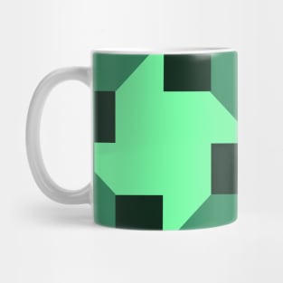 Pinwheel Patchwork Pattern Mug